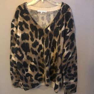 Young Fabulous and Broke animal print sweater